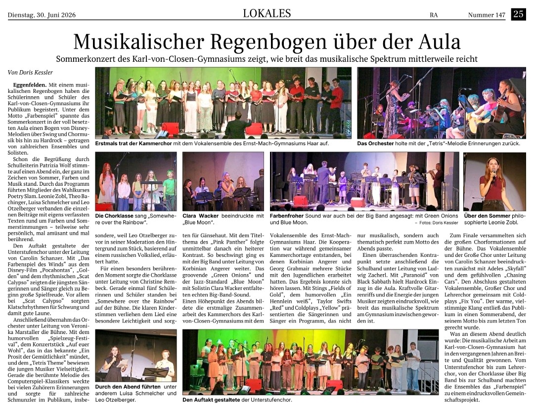 Einladung zum Sommerkonzert