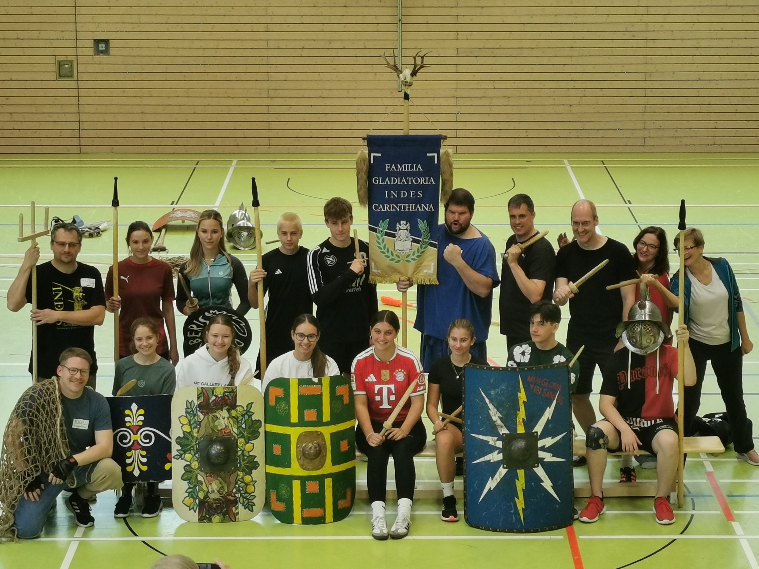 Gladiatorentraining für das P-Seminar Latein
